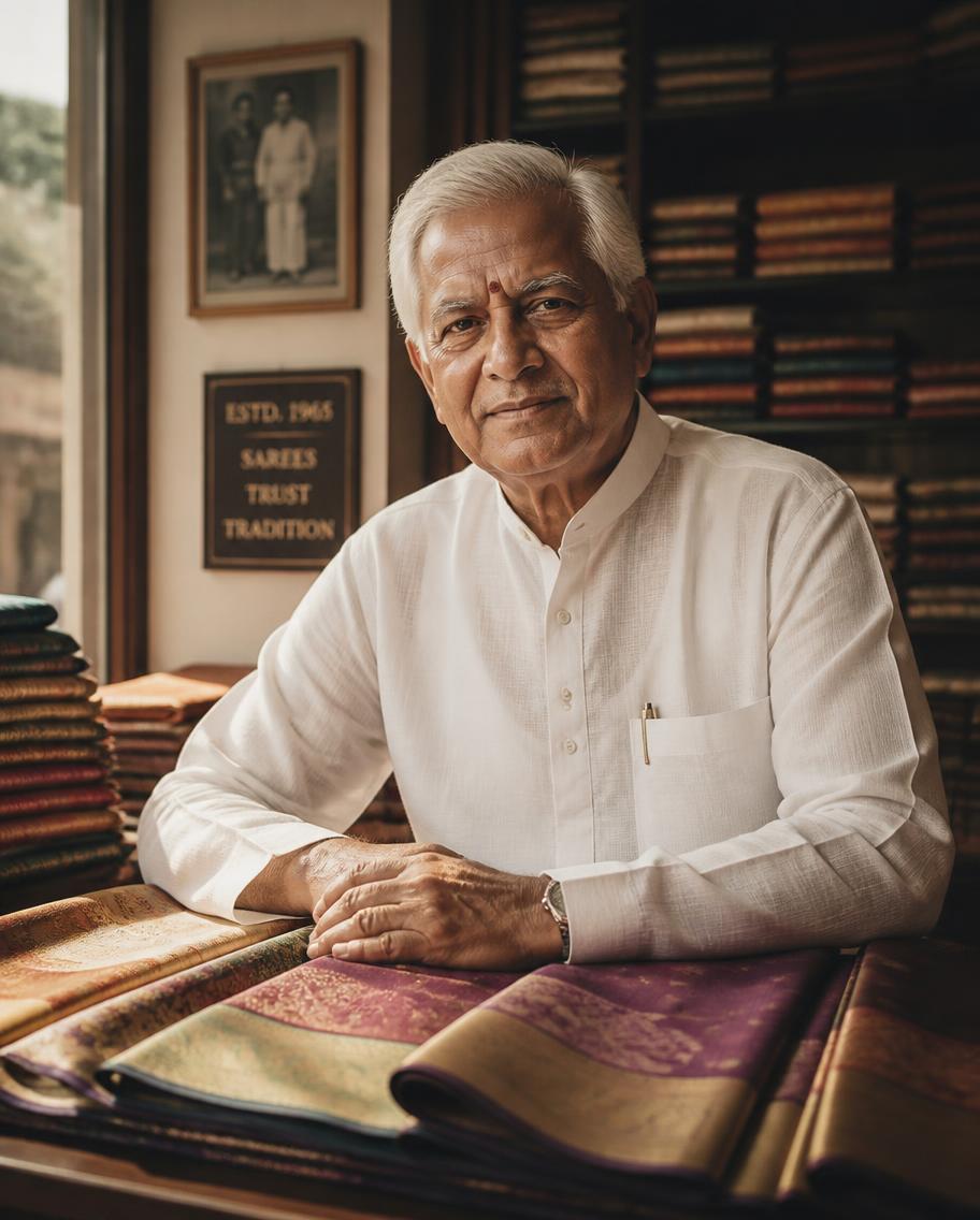 Anilkumar Barmecha, Founder of Mangalam Sarees